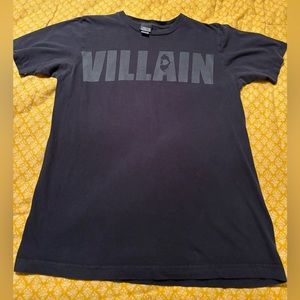 Clandestine Industries Villain shirt with bat logo